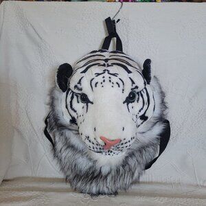 White Bengal Tiger Style Backpack